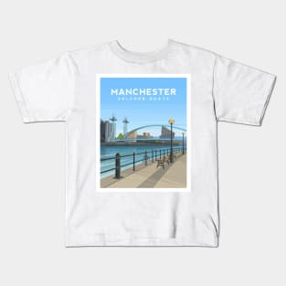 Manchester, Salford Quays Kids T-Shirt